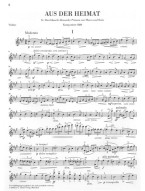 Bedřich Smetana: From My Native Land / Z domoviny (noty na housle, klavír)