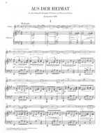 Bedřich Smetana: From My Native Land / Z domoviny (noty na housle, klavír)