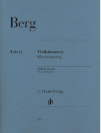 Alban Berg: Violin Concerto (noty na housle, klavír)