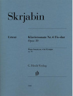 A.N. Skrjabin: Piano Sonata No. 4 In F Sharp Op. 30 (noty na klavír)