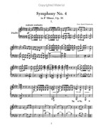 P.I. Čajkovskij: Symphonies Nos.4 - 6 For Solo Piano (noty na klavír)