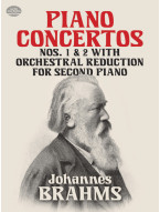 Johannes Brahms: Concerten 1 & 2 (noty na čtyřruční klavír)