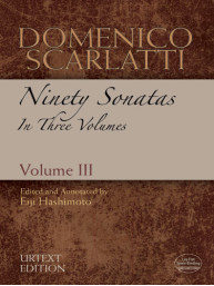 Domenico Scarlatti: 90 Sonatas In Three Volumes - 3 (noty na klavír)