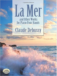 Claude Debussy: La Mer And Other Works For Piano Four Hands (noty na čtyřruční klavír)
