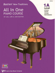Bastien New Traditions: All In One Piano Course - Level 1A (noty na klavír)