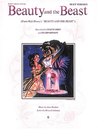 Céline Dion & Peabo Bryson: Beauty And The Beast / Kráska a zvíře (noty na klavír, zpěv, akordy)