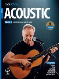 Rockschool Acoustic Guitar Grade 6 - 2019 (noty, tabulatury na kytaru) (+audio)