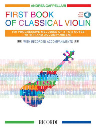 Andrea Cappellari: First Book of Classical Violin (noty na housle, klavír) (+audio)