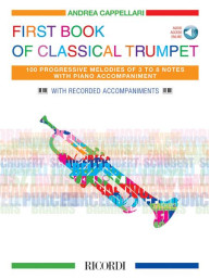 Andrea Cappellari: First Book of Classical Trumpet (noty na trubku, klavír) (+audio)