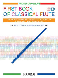 Andrea Cappellari: First Book of Classical Flute (noty na příčnou flétnu, klavír) (+audio)