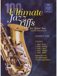 100 Ultimate Jazz Riffs (noty na tenorsaxofon) (+audio)