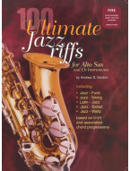 100 Ultimate Jazz Riffs (noty na altsaxofon) (+audio)