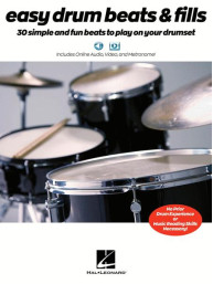 Easy Drum Beats & Fills (noty na bicí) (+audio & video)