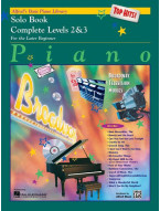 Alfred's Basic Piano Library Top Hits Solo Book Complete Level 2&3 (noty na snadný klavír)