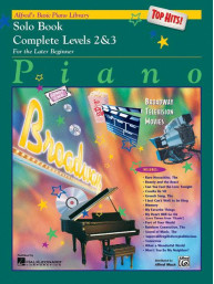 Alfred's Basic Piano Library Top Hits Solo Book Complete Level 2&3 (noty na snadný klavír)