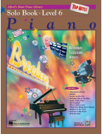 Alfred's Basic Piano Library Top Hits Solo Book 6 (noty na snadný klavír)