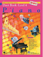Alfred's Basic Piano Library Top Hits Duet 4 (noty na čtyřruční klavír)