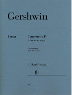 George Gershwin: Concerto in F for Piano and Orchestra (noty na čtyřruční klavír)