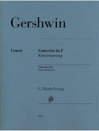 George Gershwin: Concerto in F for Piano and Orchestra (noty na čtyřruční klavír)