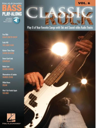 Bass Play-Along 6: Classic Rock (noty, tabulatury na baskytaru) (+audio)
