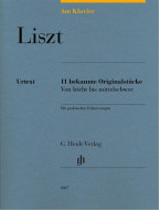 Franz Liszt: 11 bekannte Originalstücke - Am Klavier (noty na klavír)