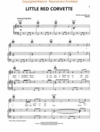 Prince: 1999 (noty na klavír, zpěv, akordy)