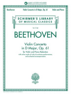 Beethoven: Violin Concerto in D Major, Op. 61 (noty na housle, klavír) (+audio)