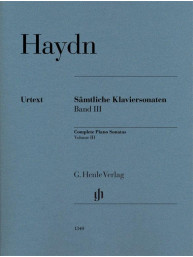 Joseph Haydn: Complete Piano Sonatas 3 (noty na sólo klavír)