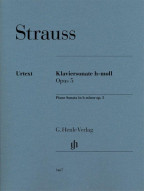Richard Strauss: Piano Sonata in b minor op. 5 (noty na klavír)