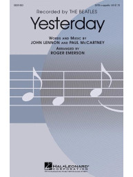 Beatles: Yesterday - SATB (noty na sborový zpěv) - SADA 5 ks