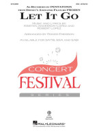 Let It Go from Frozen / Ledové království - SSA (noty na sborový zpěv)  - SADA 5 ks
