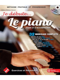 Héléne Philippe-Gérard: Je Débute...le Piano (noty na klavír) (+audio)