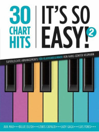 30 Charthits - It's So Easy! 2 (noty na snadný klavír)
