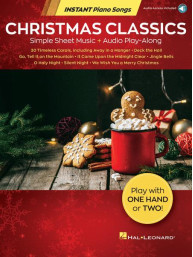 Instant Piano Songs: Christmas Classics (velké noty na snadný klavír) (+audio)