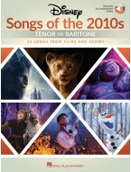 Disney Songs of the 2010s: Tenor or Baritone (noty na klavír, zpěv, akordy) (+audio)