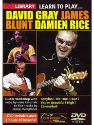 Lick Library: Learn To Play David Gray, James Blunt, Damien Rice (video škola hry na kytaru)