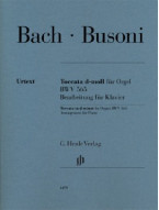 J.S. Bach, Ferruccio Busoni: Toccata in d minor for Organ BWV 565 (noty na klavír)