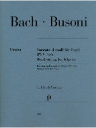 J.S. Bach, Ferruccio Busoni: Toccata in d minor for Organ BWV 565 (noty na klavír)