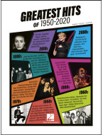 Greatest Hits of 1950-2020 (noty na klavír, zpěv, akordy)