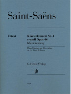 Camille Saint-Saëns: Klavierkonzert Nr. 4 c-moll Opus 44 (noty na čtyřruční klavír)