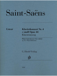 Camille Saint-Saëns: Klavierkonzert Nr. 4 c-moll Opus 44 (noty na čtyřruční klavír)