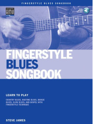 Steve James: Fingerstyle Blues Songbook (noty, tabulatury na kytaru) (+audio)