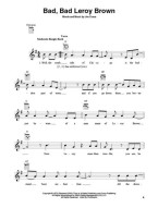 Jim Croce for Ukulele (noty, melodická linka, akordy)