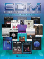 EDM Sheet Music Collection: 37 Electronic Dance Music Hits (noty na klavír, zpěv, akordy)