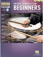 Drum Play-Along 52: More Songs for Beginners (noty na bicí) (+audio)