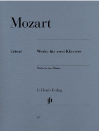 W.A. Mozart: Works For 2 Pianos (noty na čtyřruční klavír)