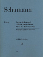 Robert Schumann: Introduction and Allegro Appassionato for Piano and Orchestra, Op. 92 (noty na čtyřruční klavír)