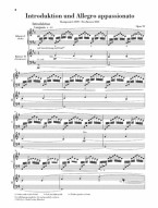 Robert Schumann: Introduction and Allegro Appassionato for Piano and Orchestra, Op. 92 (noty na čtyřruční klavír)
