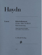 Joseph Haydn: Piano Concerto In D Major (noty na čtyřruční klavír)
