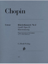 Frédéric Chopin: Konzert 2 f-moll Opus 21 (noty na čtyřruční klavír)